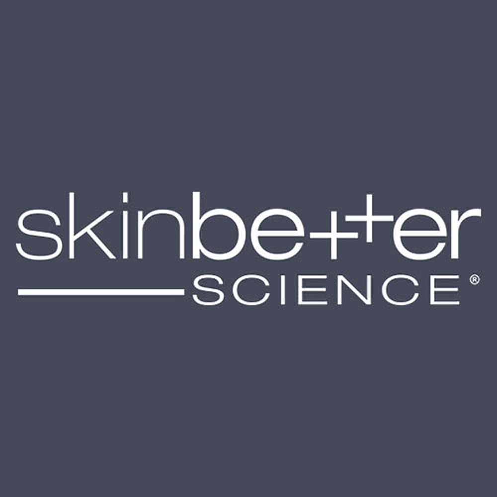 SkinBetter Science logo on dark background